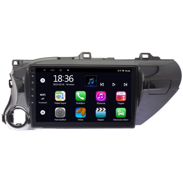 Штатная магнитола Toyota Hilux VIII 2015-2022 OEM MT10-1056 2/32 на Android 10 CarPlay (для любой комплектации)