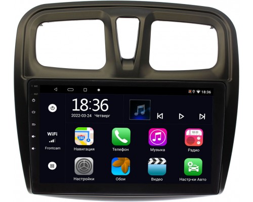 Renault Logan II, Sandero II 2013-2020 (10 дюймов) OEM MT10-1090 2/32 Android 10 CarPlay