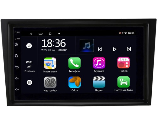 Opel Zafira B 2005-2014 (черная, с ребром) OEM 2/32 на Android 10 CarPlay (MT7-RP-11-028-213)