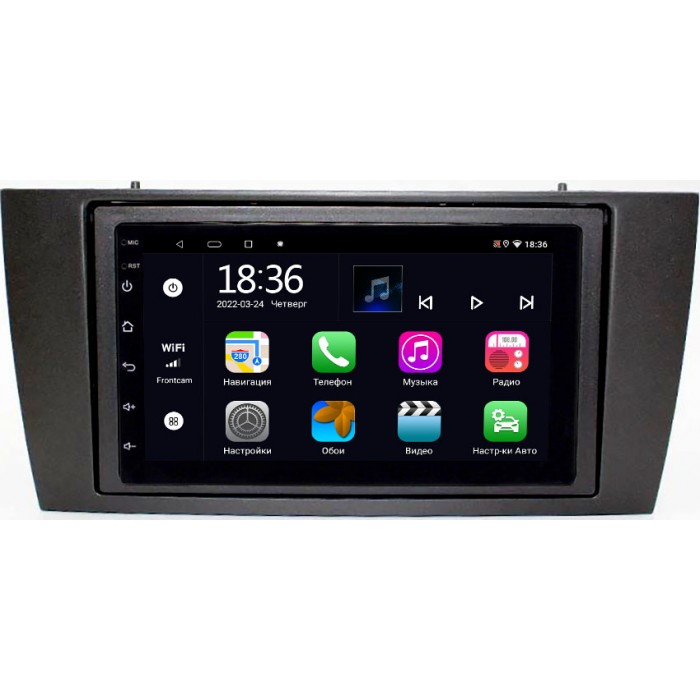 Магнитола в штатное место 2 din Jaguar X-Type, S-Type 1998-2008 (черная) OEM 4/64 на Android 10 CarPlay (MX7-RP-11-154-293)