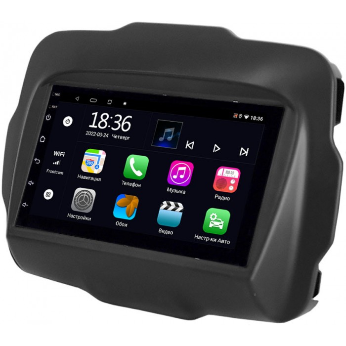 Магнитола в штатное место 2 din Jeep Renegade 2014-2022 OEM 2/32 на Android 10 CarPlay (MT7-RP-11-629-294)