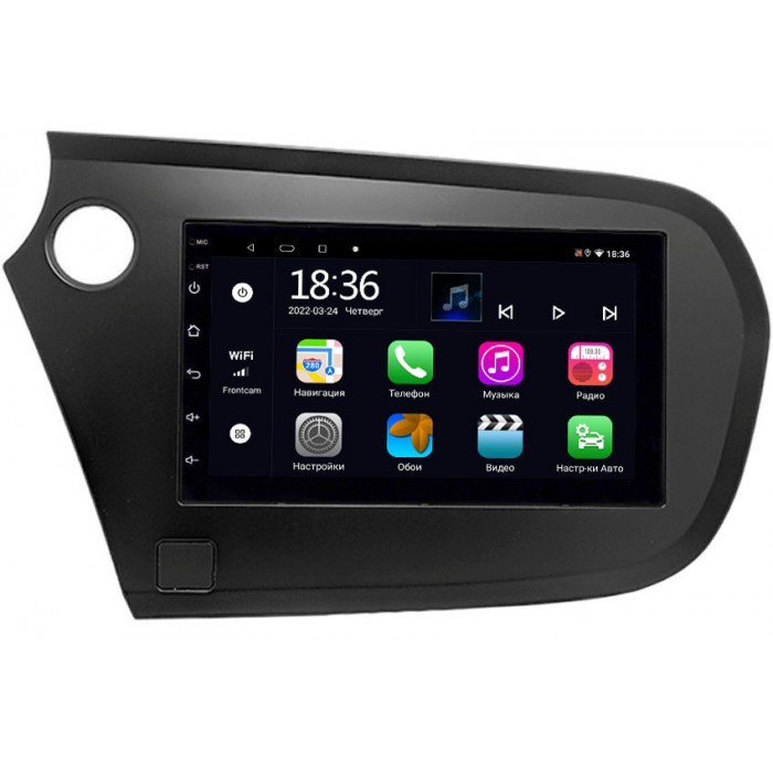 Магнитола в штатное место 2 din Honda Insight II (2009-2014) OEM 4/64 на Android 10 CarPlay (MX7-RP-11-222-301)