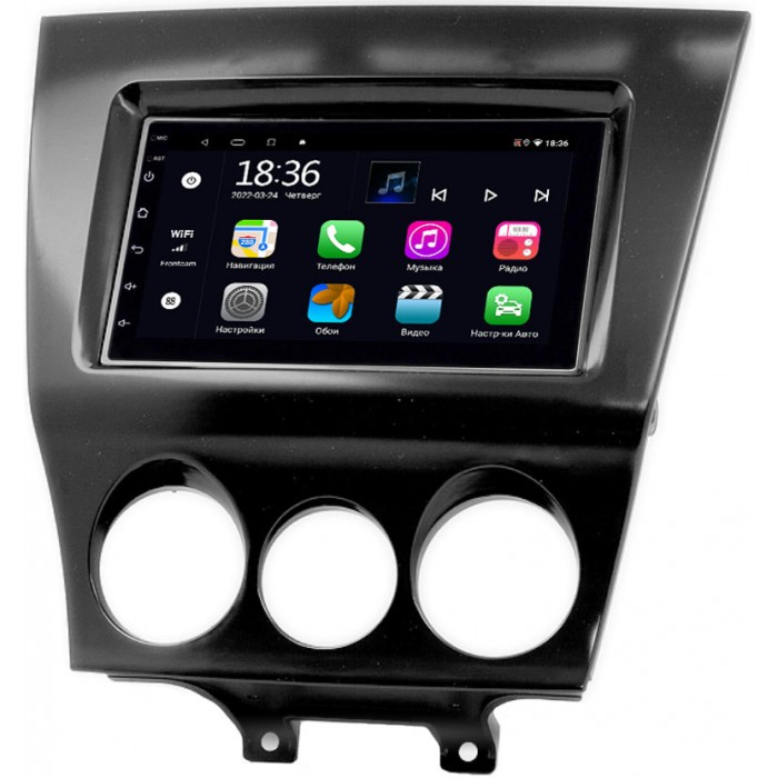 Магнитола в штатное место 2 din Mazda RX-8 2008-2012 OEM 4/64 на Android 10 CarPlay (MX7-RP-11-234-350)