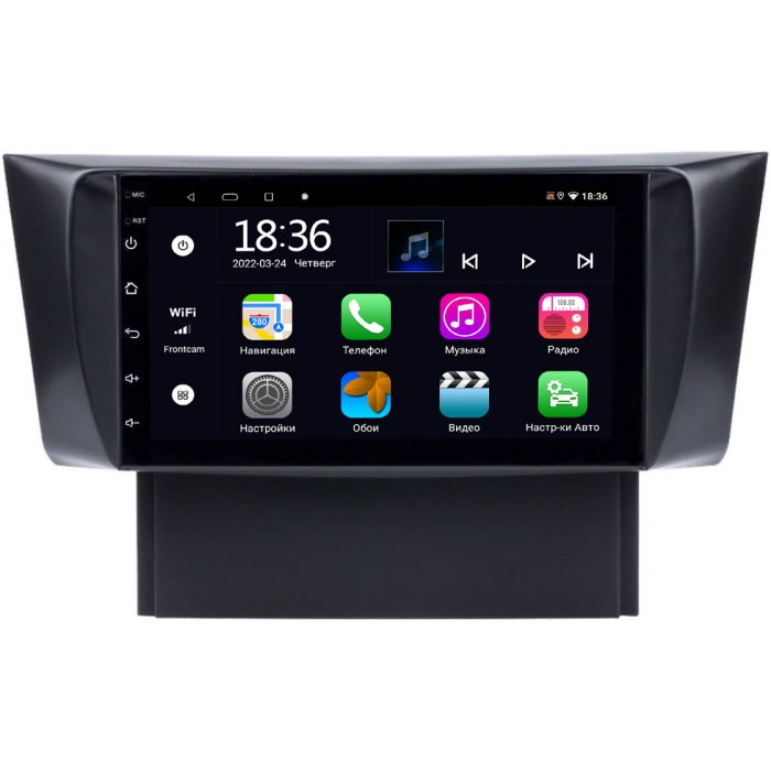 Магнитола в штатное место 2 din Lexus LS 430 III 2000-2006 (черная) OEM 2/32 на Android 10 CarPlay (MT7-RP-11-326-339)