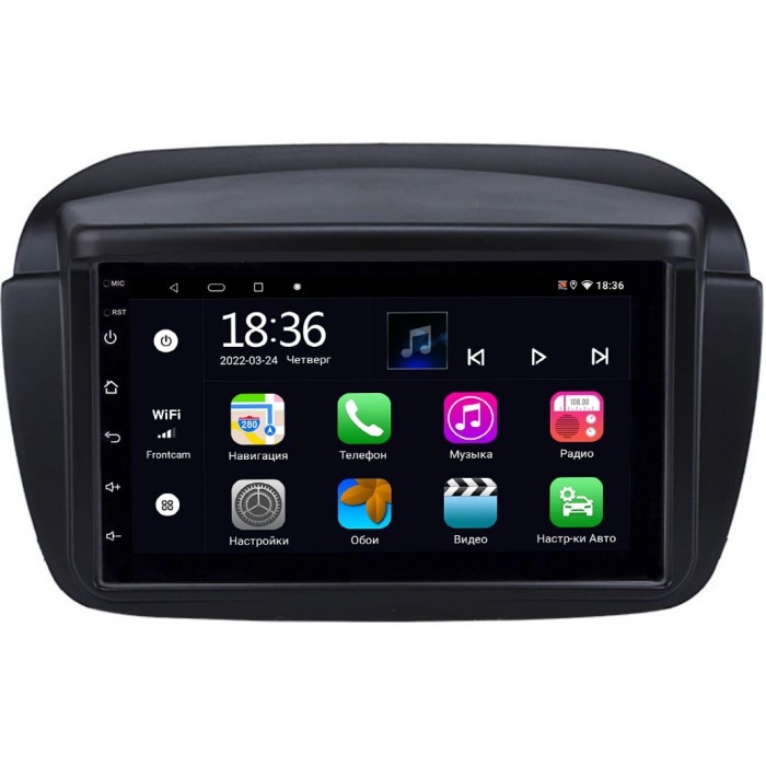 Штатная магнитола Fiat Doblo 2 (2009-2015) OEM 4/64 на Android 10 CarPlay (MX7-RP-11-376-471)