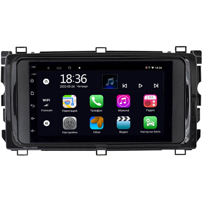 Магнитола в штатное место 2 din Toyota Auris II 2012-2015 OEM 2/32 на Android 10 CarPlay (MT7-RP-11-512-442)