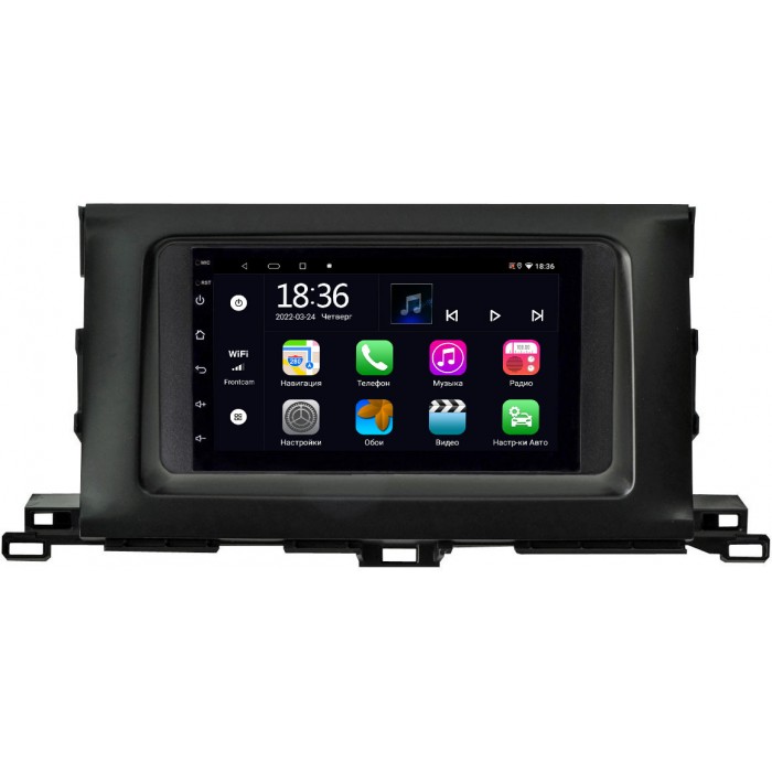 Магнитола в штатное место 2 din Toyota Highlander (U50) 2013-2019 OEM 4/64 на Android 10 CarPlay (MX7-RP-11-513-443)