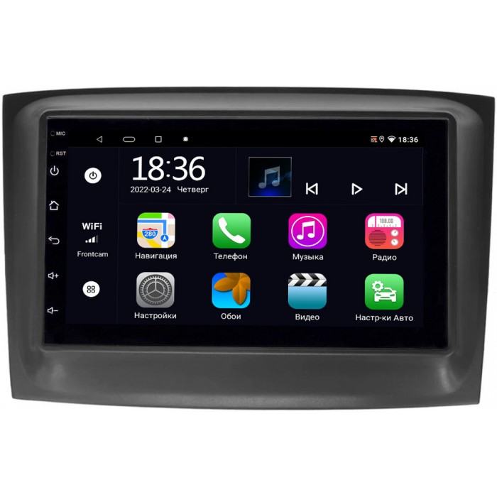 Магнитола в штатное место Fiat Doblo II 2015-2022 OEM 4/64 на Android 10 CarPlay (MX7-RP-11-636-221)