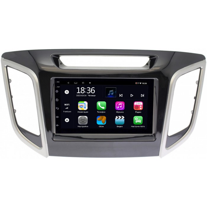 Магнитола в штатное место 2 din Hyundai Creta 2016-2021 (глянец) OEM 2/32 на Android 10 CarPlay (MT7-RP-11-657-287)