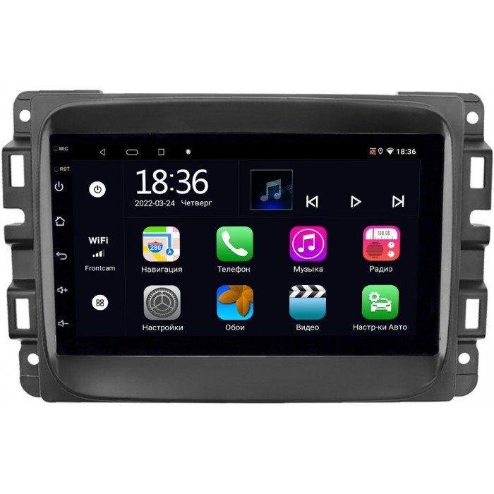 Магнитола в штатное место 2 din Dodge RAM IV (DS/DJ) 2013-2019 OEM 2/32 на Android 10 CarPlay (MT7-RP-11-684-217) (173х98)