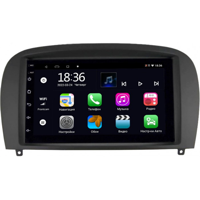 Магнитола в штатное место 2 din Mercedes SL-klasse V (R230) 2001-2011 OEM 2/32 на Android 10 CarPlay (MT7-RP-11-710-362)