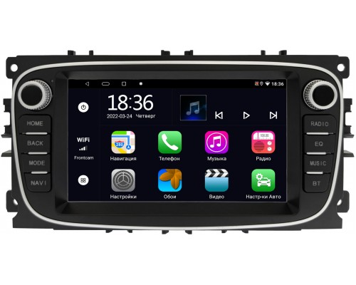 Ford Focus 2, C-MAX, Mondeo 4, S-MAX, Galaxy 2, Tourneo Connect (2006-2015) (черный) OEM 2/32 на Android 10 CarPlay (MT7-RP-2052-487)