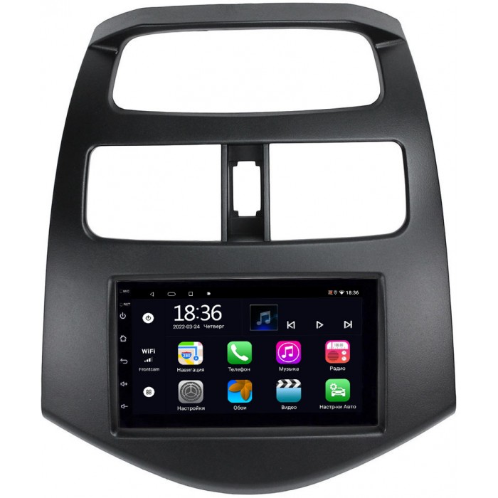 Магнитола в штатное место 2 din Chevrolet Spark III 2009-2016 OEM 2/32 на Android 10 CarPlay (MT7-RP-CVSP-81)