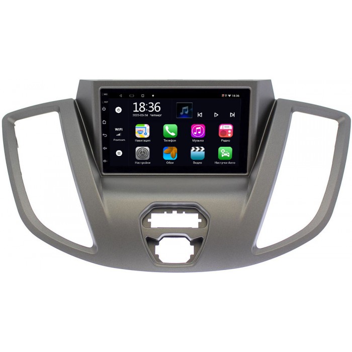 Магнитола в штатное место 2 din Ford Transit 2014-2022 OEM 4/64 на Android 10 CarPlay (MX7-RP-FR067-163) (173х98)