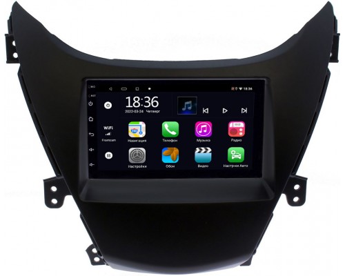 Hyundai Elantra V (MD) 2011-2014 OEM 2/32 на Android 10 CarPlay (MT7-RP-HDELB-191)