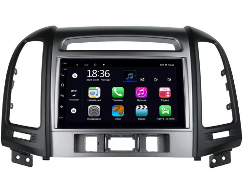Hyundai Santa Fe II 2005-2010 (3 кнопки) OEM 2/32 на Android 10 CarPlay (MT7-RP-HDSFC-105)