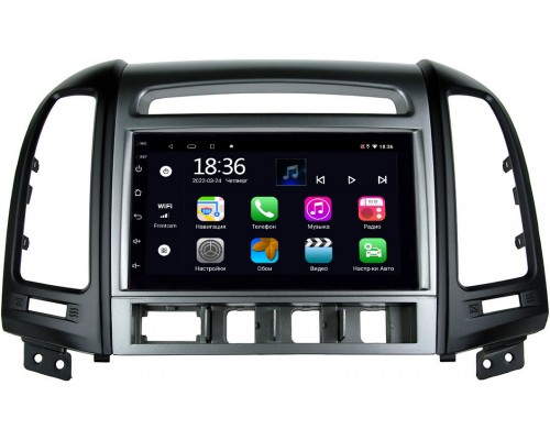 Hyundai Santa Fe II 2005-2010 (4 кнопки) OEM 4/64 на Android 10 CarPlay (MX7-RP-HDSFD-106)