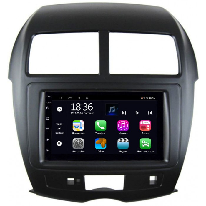 Магнитола в штатное место 2 din Mitsubishi ASX I 2010-2020 OEM 4/64 на Android 10 CarPlay (MX7-RP-MMASX-69)