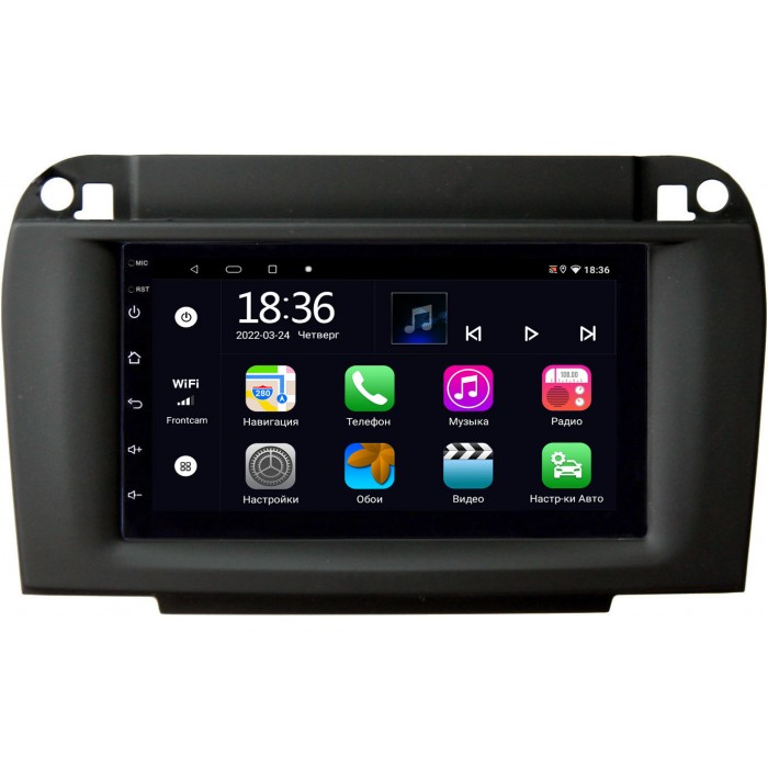 Магнитола в штатное место 2 din Mercedes S-klasse (w220) (1998-2005) OEM 2/32 на Android 10 CarPlay (MT7-RP-MRBZ-355)