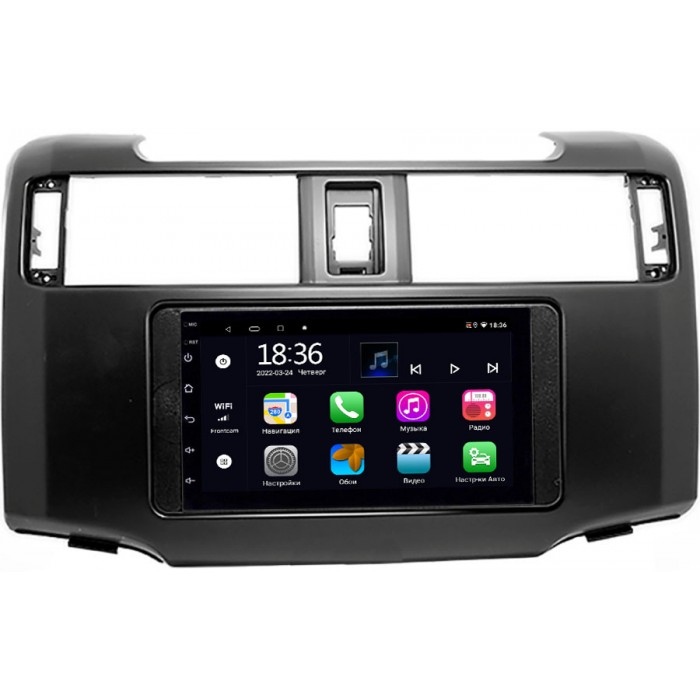 Магнитола в штатное место 2 din Toyota 4Runner V 2009-2022 OEM 2/32 на Android 10 CarPlay (MT7-RP-TY4R2012-436)