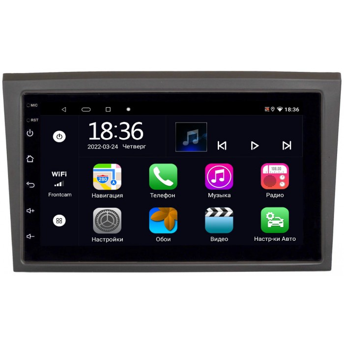 Магнитола в штатное место 2 din Toyota Crown 1999-2007 OEM 4/64 на Android 10 CarPlay (MX7-RP-TYCW18X-134)