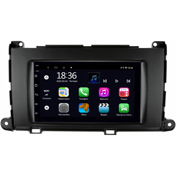 Магнитола в штатное место 2 din Toyota Sienna III 2010-2014 OEM 2/32 на Android 10 CarPlay (MT7-RP-TYSNB-131)