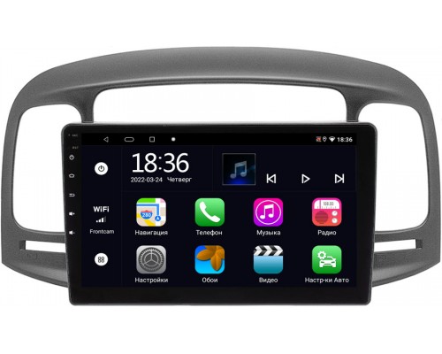Hyundai Verna II 2005-2010 (черная) OEM MT9-1411 2/32 Android 10 CarPlay