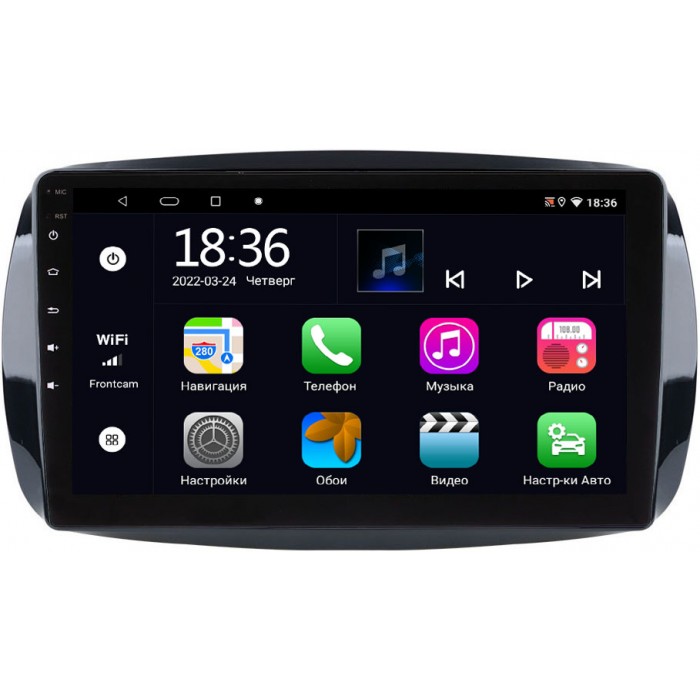 Штатная магнитола Smart Fortwo III, Forfour II 2014-2022 OEM MX9-019 4/64 Android 10 CarPlay