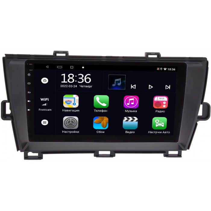 Штатная магнитола OEM MT9-195 для Toyota Prius III (XW30) 2009-2015 (правый руль) на Android 10 CarPlay