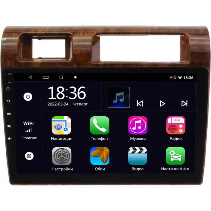 Штатная магнитола Toyota LC 70 2007-2021 (дерево) OEM MT9-1121 2/32 Android 10 CarPlay