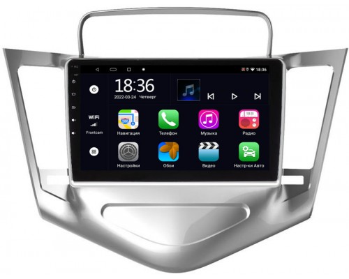 Chevrolet Cruze I 2009-2012 (серебро) OEM MT9-128 2/32 Android 10 CarPlay