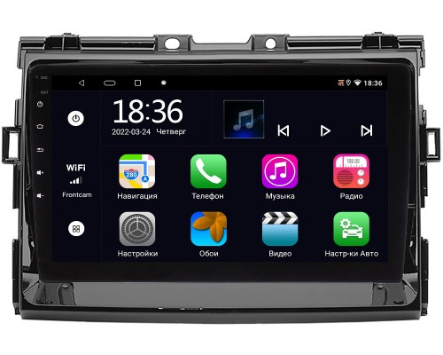 Toyota Estima III 2006-2016, Previa III 2006-2019 OEM MT9-199 2/32 на Android 10 CarPlay (глянец)