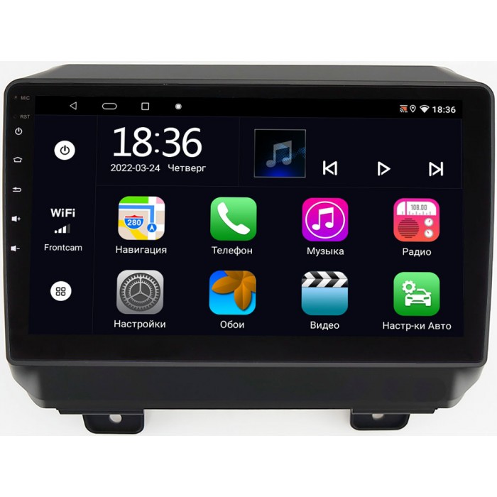 Штатная магнитола OEM MX9-327 для Jeep Wrangler IV (JL) 2017-2022 на Android 10 CarPlay