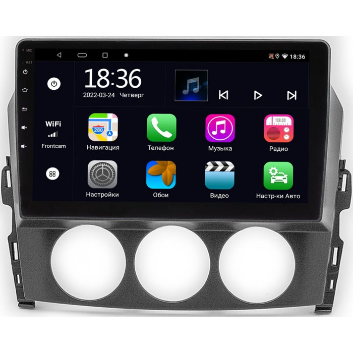 Штатная магнитола OEM MX9-519 для Mazda MX-5 III (NC) (2005-2015) на Android 10 CarPlay