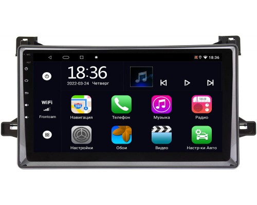 Toyota Prius IV (XW50) 2015-2022 (черный глянец) OEM MT9-651 2/32 на Android 10 CarPlay