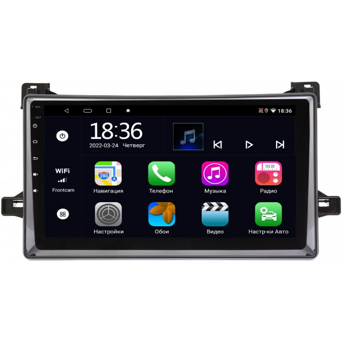 Штатная магнитола OEM MT9-651 для Toyota Prius IV (XW50) 2015-2022 (черный глянец) на Android 10 CarPlay