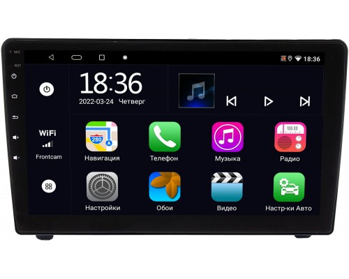 Peugeot 407 (2004-2010) (черная) OEM MX9-6720 4/64 на Android 10 CarPlay