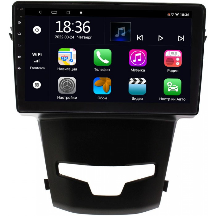 Штатная магнитола SsangYong Actyon II 2013-2022 OEM MX9-9183 4/64 Android 10 CarPlay