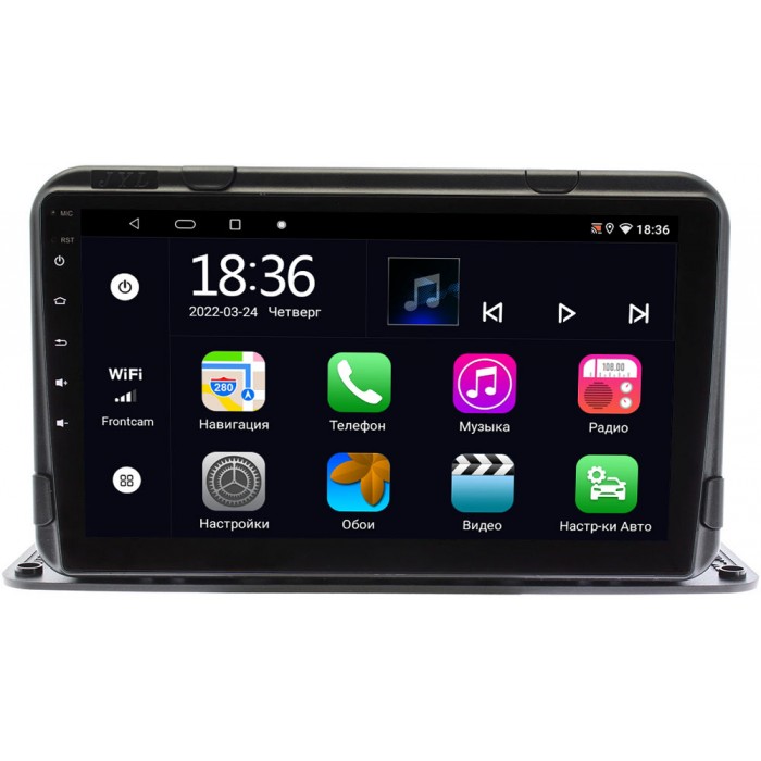 Универсальная магнитола 2 DIN 9 дюймов OEM MX9-9191 4/64 Android 10 CarPlay для установки на торпедо