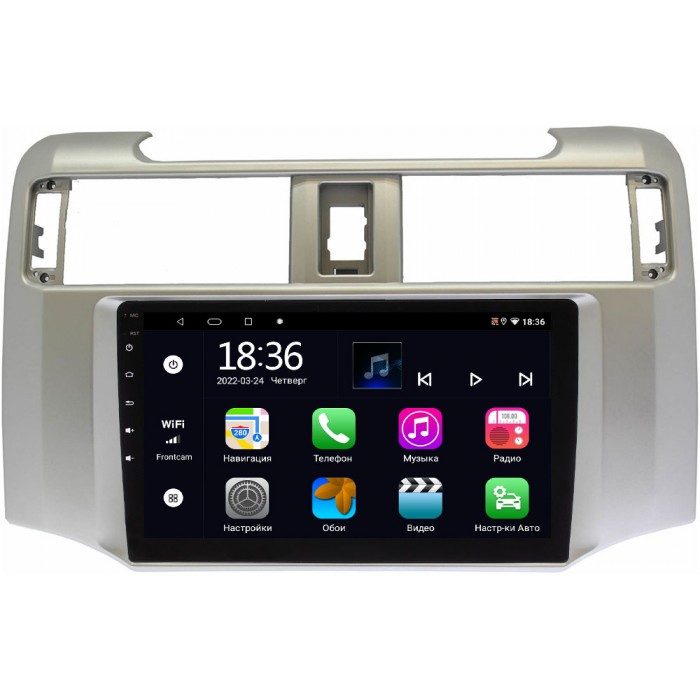 Штатная магнитола OEM MX9-9380 для Toyota 4Runner V 2009-2022 на Android 10 CarPlay