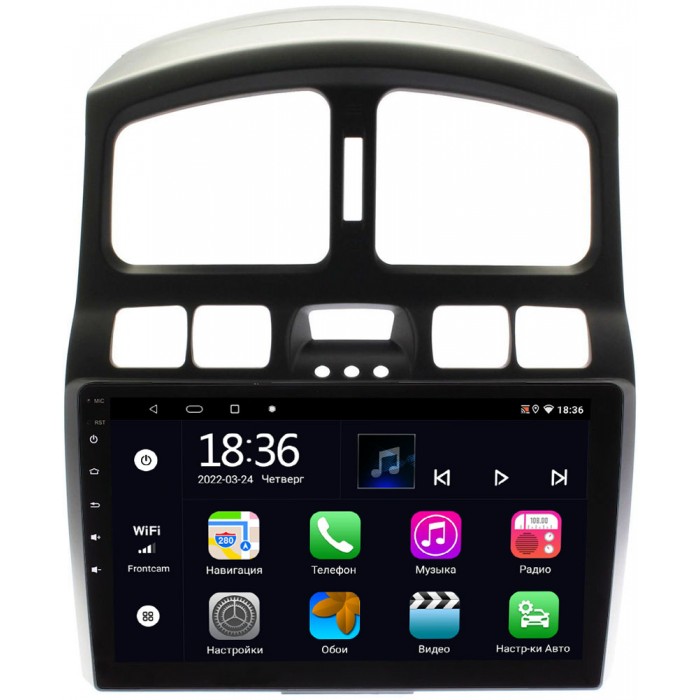 Штатная магнитола Hyundai Santa Fe 2000-2012 OEM MX9-HY223N 4/64 Android 10 CarPlay