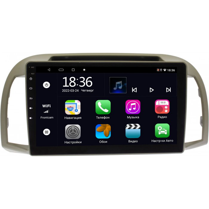 Штатная магнитола Nissan Micra III (K12), March III (K12) 2006-2010 OEM MX9-1354 4/64 на Android 10 CarPlay