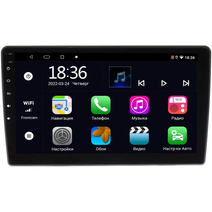 Штатная магнитола OEM MT9-NI165N для Nissan Navara (Frontier) III (D40) 2005-2015 на Android 10 CarPlay