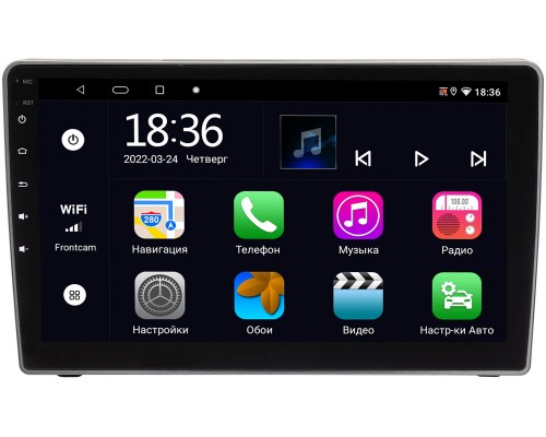 Peugeot 407 (2004-2010) (серая) OEM MX9-1448 4/64 на Android 10 CarPlay