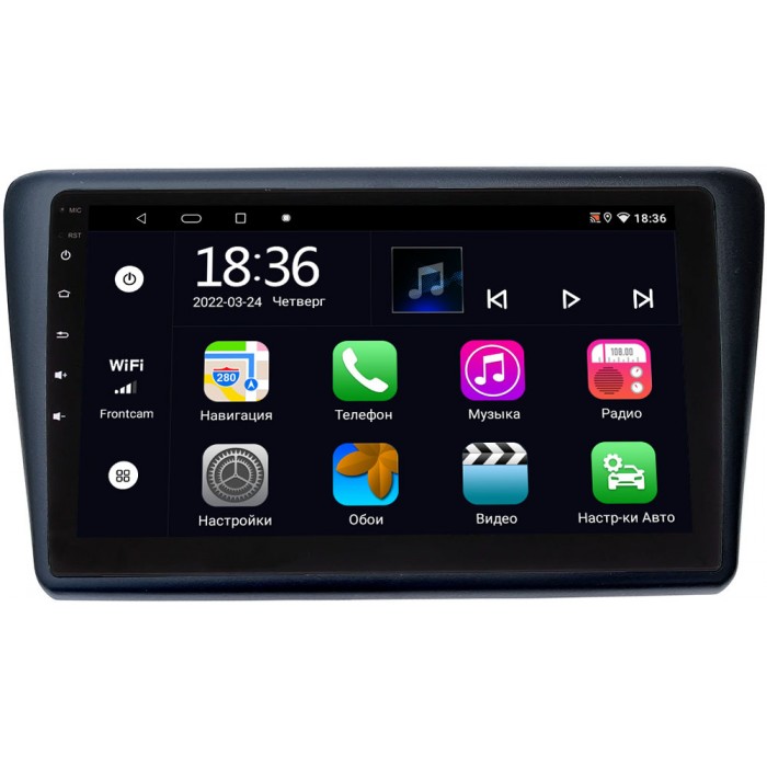 Штатная магнитола OEM MT9-9417 для Skoda Rapid 2012-2020 на Android 10 CarPlay