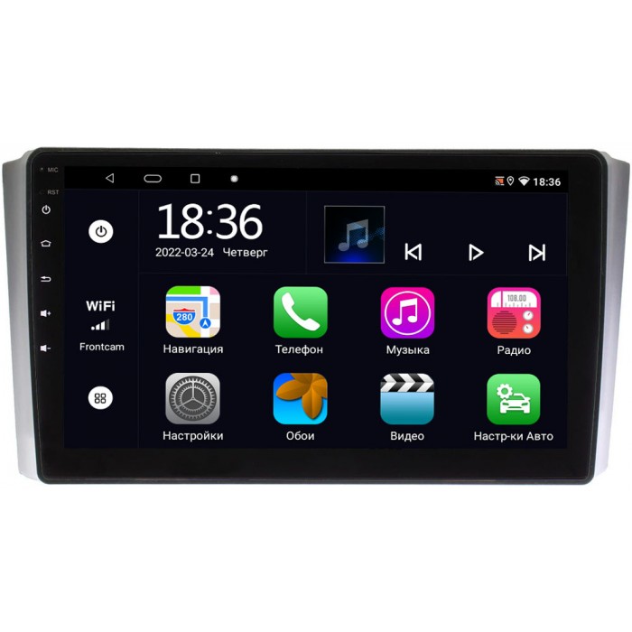 Штатная магнитола OEM MX9-SY019N для SsangYong Rexton II 2007-2012 на Android 10 CarPlay
