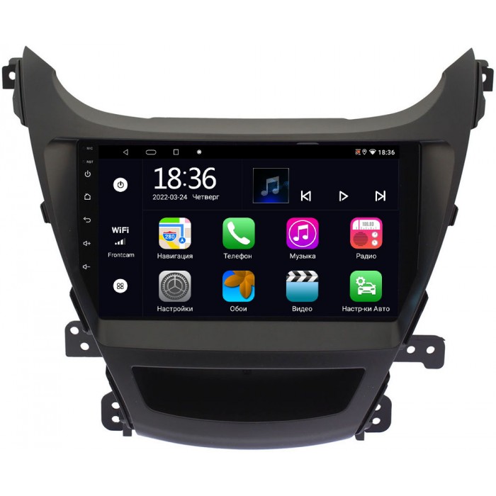 Штатная магнитола Hyundai Elantra V (MD) 2014-2016 OEM MX9-9024 для авто с камерой 4/64 Android 10 CarPlay