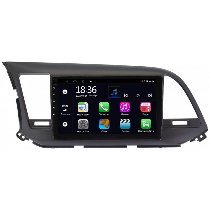 Штатная магнитола OEM MT9-9025 для Hyundai Elantra VI (AD) 2015-2019 для авто без камеры на Android 10 CarPlay