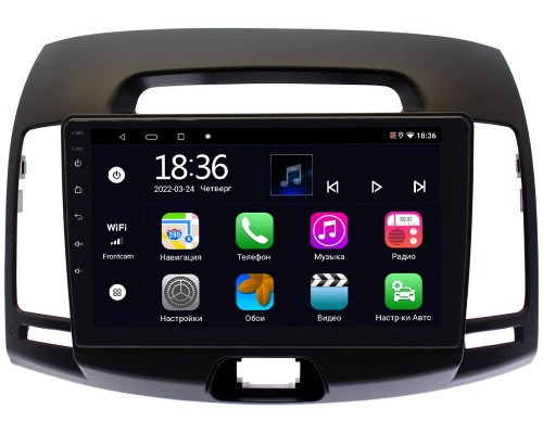 Hyundai Elantra IV (HD) 2006-2011 (темно-серая) OEM MT9-9077 2/32 Android 10 CarPlay