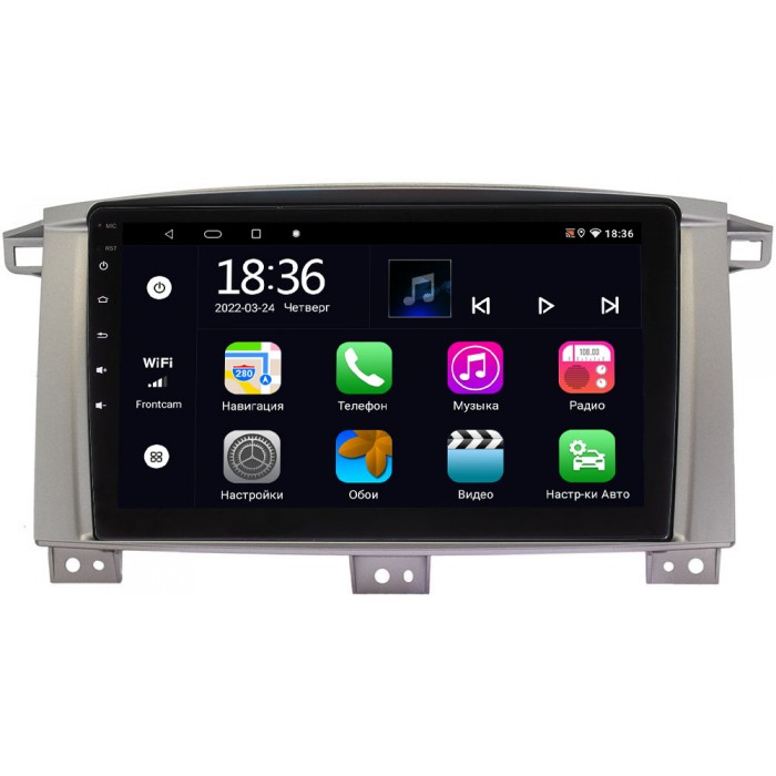 Штатная магнитола Toyota Land Cruiser 105 2002-2008 OEM MX9-9121 4/64 Android 10 CarPlay (для авто с МКПП)